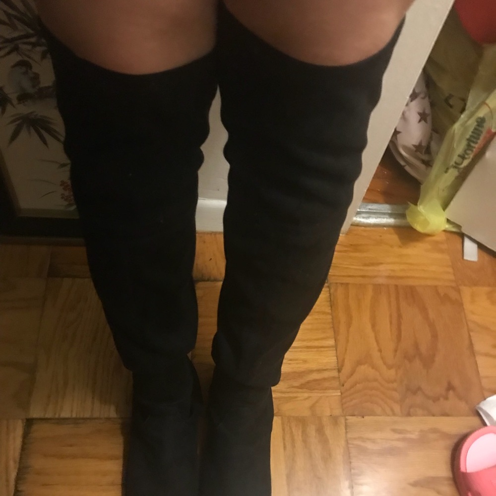 Steve Madden over the knee boots size 9/9.5black